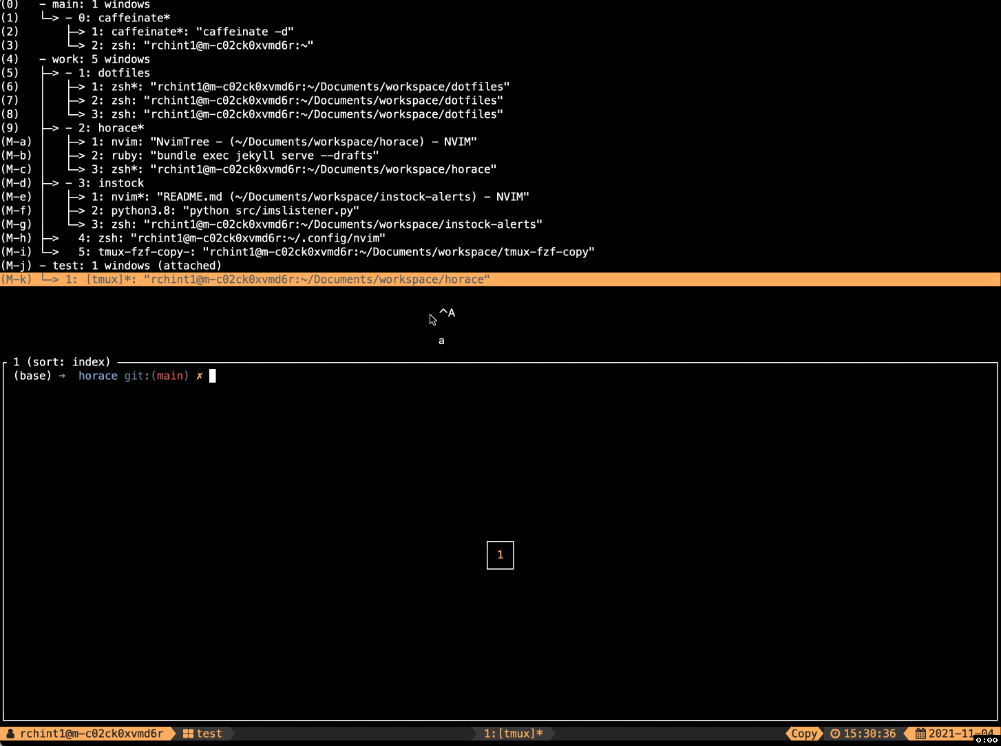 Tmux Windows