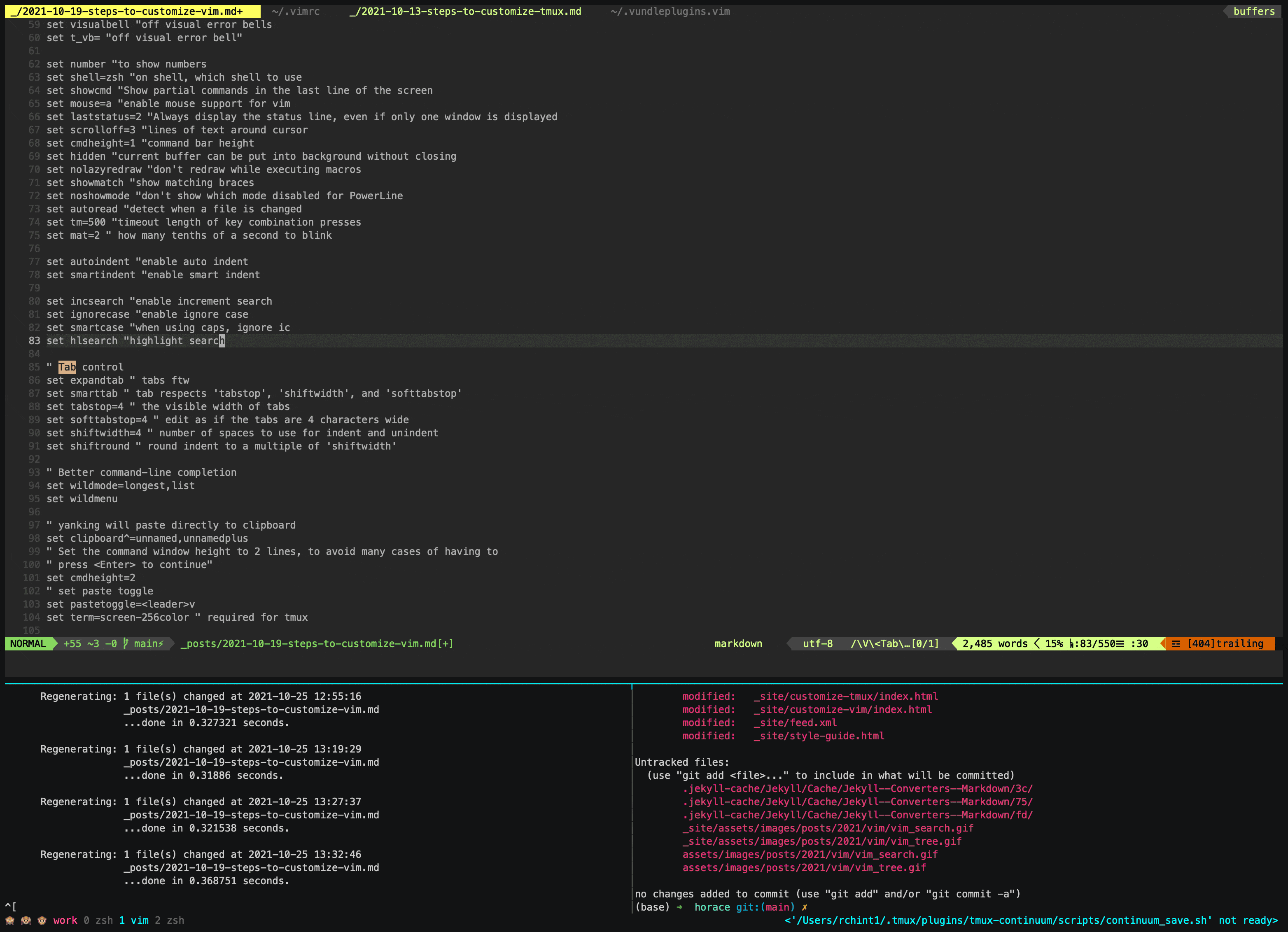 Vim Git