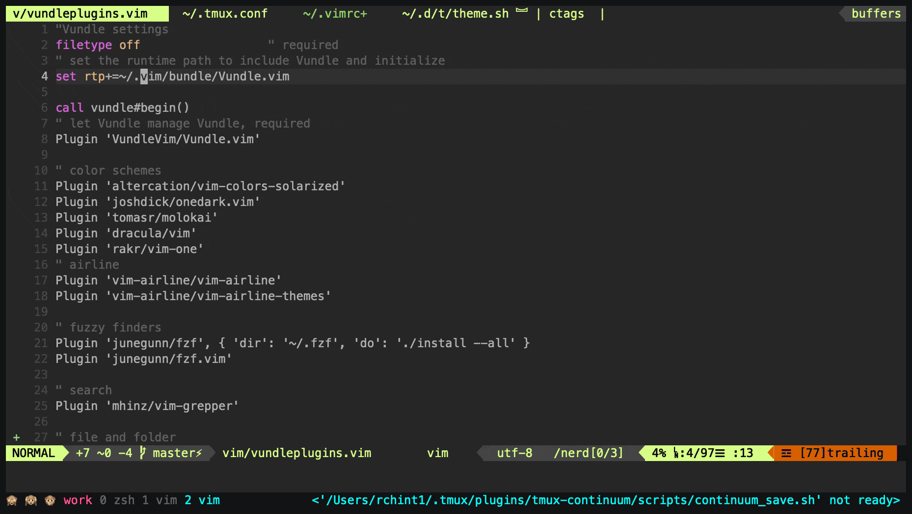 Vim Nerd demo